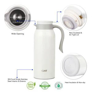 Vacuum Thermos Steel Thermal Kafe Carafe