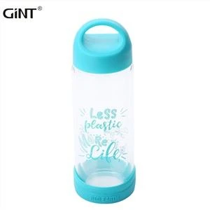 Wholesale Glass timoun transparan boutèy dlo
